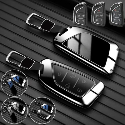 Zinc Alloy TPU Car Key Fob Case Cover Bag For Cadillac CT5 CT6 XTS XT4 XT5 ATS - Image 1 of 4