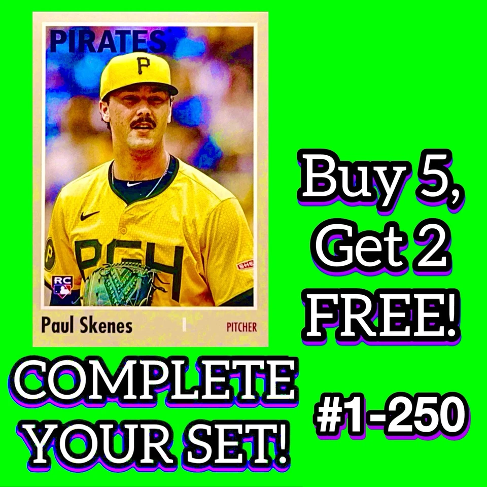 2024 Topps Archives Singles Cards! U-PICK! YOU COMPLETE YOUR SET! #1-250 🔥💎🔥 - Image 1 of 1