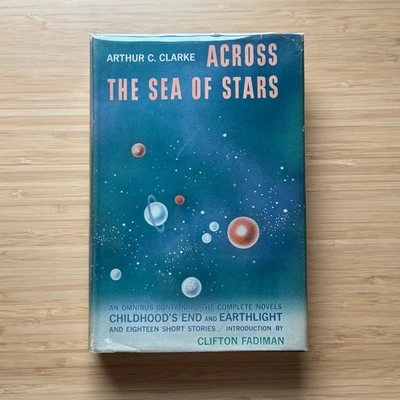 Across the Sea of Stars OMNIBUS Arthur C Clarke 1959 HC Harcourt Vintage SF - Image 1 of 4