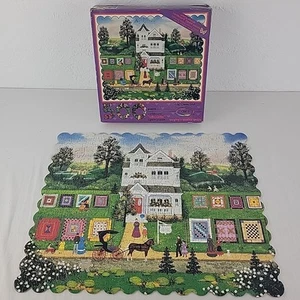 Quigleys Quality Quilts Puzzle 500 Pc Jane Wooster Scott Corkboard Whimsies Vtg - Picture 1 of 10