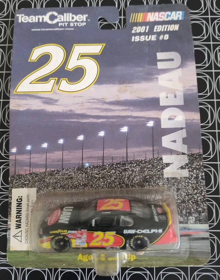 JERRY NADEAU # 25 UAW DELPHI 2001 TEAM CALIBER PIT STOP DIE CAST RACECAR 1:64 - Image 1 of 1