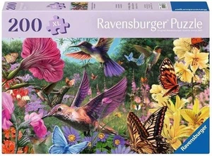 Ravensburger Jigsaw Puzzle 200 XL Pieces Hummingbirds & Butterflies - Picture 1 of 2