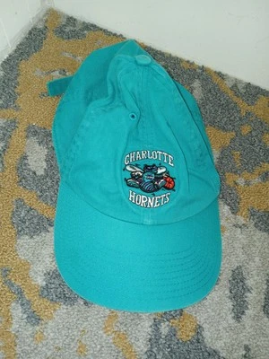 Charlotte Hornets Sports Cap 47' Brand Adjustable, Single Snap Older Design Teal - Image 1 of 4