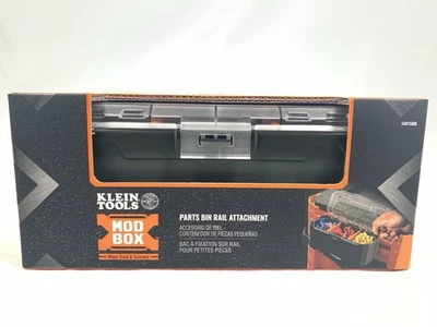 Klein Tools Modbox Parts Bin With Clear Lid Portable Tool Storage Organizer - Image 1 of 3