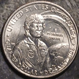 2022 P American Women DR. Sally Ride Quarter Major Die Clash Mint Error Reverse - Picture 1 of 6