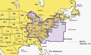 Navionics 010-C1370-40 NPUS007R - U.S. East Map Card - Picture 1 of 1