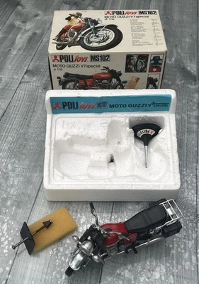 POLISTIL MOTO GUZZI V7 SPECIAL 1:15 VINTAGE 1974 ITALIAN DIECAST MS102 BOXED - Image 1 of 4