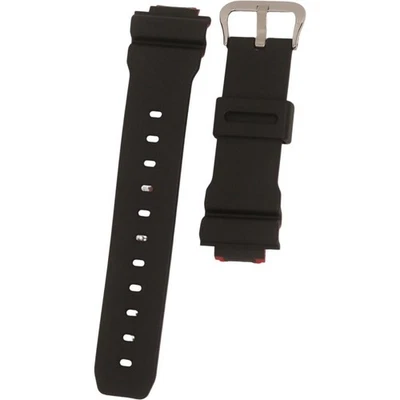 Подлинный новый ремешок Casio G-SHOCK для DW-5600UHR черный/красный уретан - Изображение 1 из 2