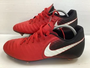 Botas de fútbol Nike Tiempo Rio IV SG talla 10 negras/rojas ex con 897760-616 - Imagen 1 de 9