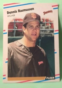1988 Fleer Update - Dennis Rasmussen #U-126 - San Diego Padres - Picture 1 of 2