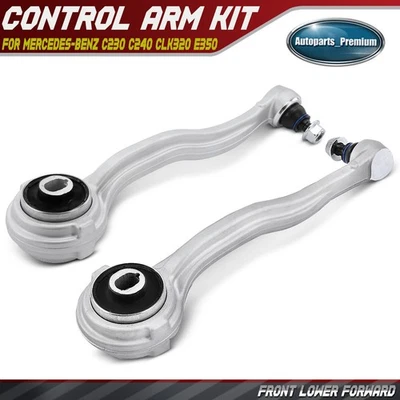 2x Conjunto de brazo de control delantero inferior delantero y rótula para Mercedes-Benz C230 C240 Foto 1 de 4