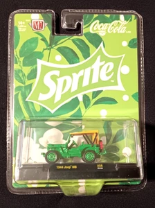 CHASE 1 of 750 M2 Machines 1944 Jeep MB A56 25-04 Sprite Coca-Cola Green - Picture 1 of 1