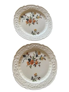 Vintage 1932 Homer Laughlin China Co Speiseteller 2er Set Orleans - Bild 1 von 4