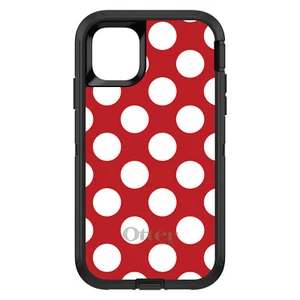 OtterBox Defender para iPhone / Samsung Galaxy - Lunares blancos y rojos - Imagen 1 de 40