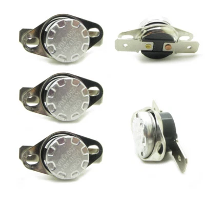 5pcs KSD301 Temperature Switch Thermostat 50 °C - 130 °C Degrees Celsius NO NC - Image 1 of 2