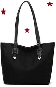 Large Nylon Tote Bag Shoulder Handbag Over the Shoulder Purse - Picture 1 of 6