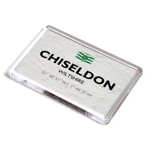 FRIDGE MAGNET - Chiseldon, Wiltshire - Lat/Long SU1879 - Picture 1 of 1