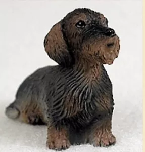 NEW Conversation concepts Tiny Ones Dog Figurine Dachshund Wire Hair DTN-124 - Picture 1 of 5
