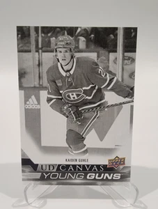 2022-23 Kaiden Guhle UD Canvas Young Gun Black #C232 - Picture 1 of 2