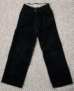 GAP Chino Division 1969 Boy's 8 Regular Black Corduroy Pants EUC - Picture 1 of 2