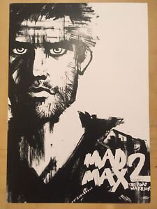 Mad Max 2 Print By JAKe Detonator Signed By Artist - The Road Warrior Mel Gibson