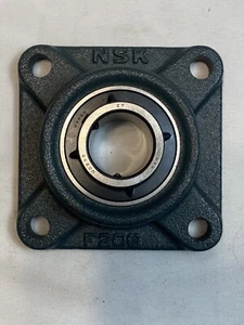 NSK Flange Bearing Square F206. UC205, Z7 Japan, New Without Box W/Grease Zerk - Picture 1 of 7