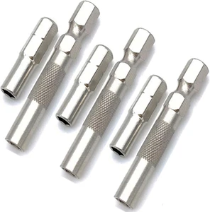 Adattatore Bit da 1/4 a 4Mm, Adattatore Bit Avvitatore Esagonale Magnetico,6,35Mm Esterno a - Foto 1 di 12