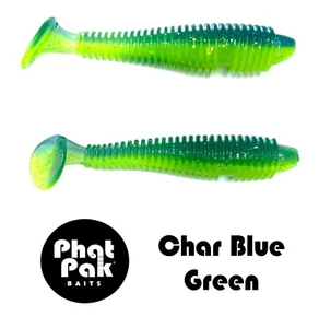 Señuelo de pesca para lubina de plástico suave estilo Keitech cebo de baño cola de remo estilo 2,8" 30 acanaladas - Imagen 1 de 34