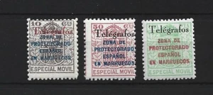 MARRUECOS TELEGRAFOS EDIFIL 24A/C** MNH - Imagen 1 de 1