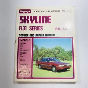 Nissan Skyline R31 Series 1986-1988 Service Repair Manual Book Gregory’s 232 Car - Picture 1 of 11