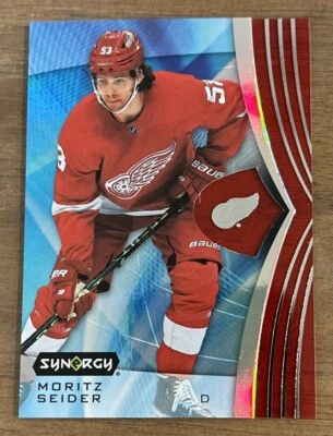 Moritz Seider - 2023-24 Upper Deck Synergy #46 Red   Detroit Red Wings      G22 - Image 1 of 2