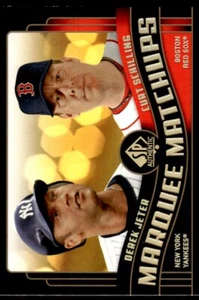 2008 SP Authentic Marquee Matchups Derek Jeter/Curt Schilling R95 - Picture 1 of 2
