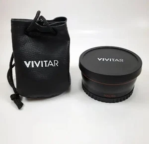 Vivitar DC-58W 0,43x 58mm HD4 MC AF Weitwinkelobjektiv mit Makro, schwarz - Bild 1 von 1