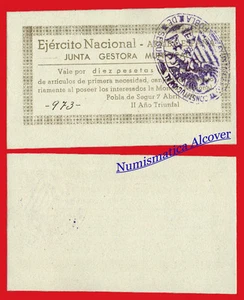 Billete Local POBLA DE SEGUR 10 Pesetas 1938 SC / UNC - Picture 1 of 1