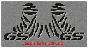 BMW Motorrad 2 Aufkleber 100mm GS Beduine Adventure Bike Biker 38 Farben M078 - Picture 1 of 5