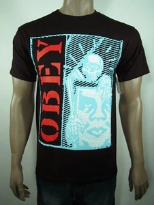 T-Shirt Obey Skelett grafisch schwarz Größe Medium neu mit Etikett - Bild 1 von 3