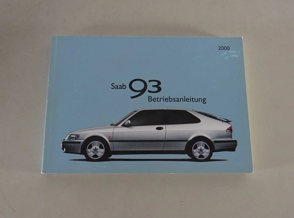 Manuale Di Istruzioni Saab 9-3 + Cabrio M2000 Del 1999 - Immagine 1 di 1