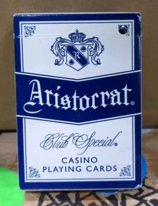 Aristorrat Club Special Casino Playing Cards Bills Gamblin Hall Casino Blue - Bild 1 von 4