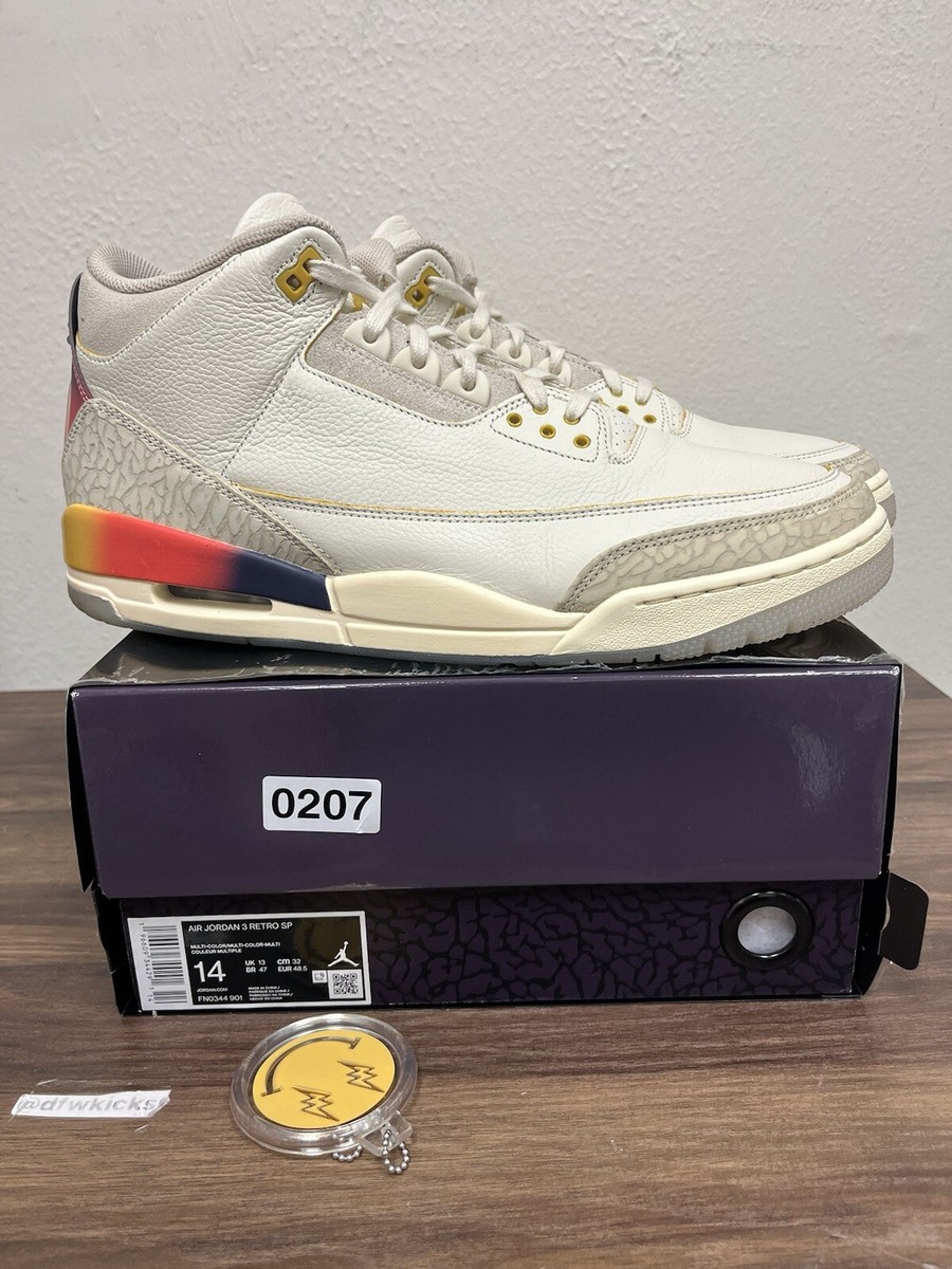 Jordan 3 Retro x J. Balvin Mid Medellin Sunset for Sale Jordan 3 Retro x J. Balvin Mid Medellin Sunset for Sale