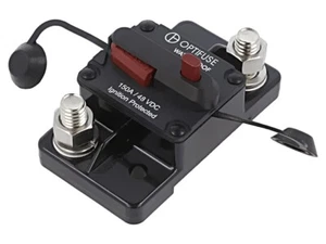 353150 Sicherung: Schmelz 150A 48VDC KFZ 86x48,5x35,9mm OPTIFUSE - Picture 1 of 1