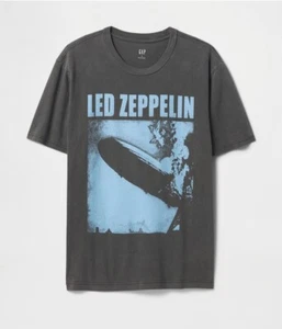 New Led Zeppelin 1st Album Adult Men's Medium Moonlight Black Cotton T-shirt - Picture 1 of 2