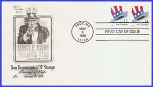 Sombrero USA4 #3267 U/A ARTCRAFT FDC STR2 velocidad H s/a - Imagen 1 de 1