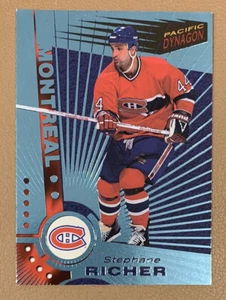 1997-98 (CANADIENS) Pacific Dynagon Ice Blue #65 Stephane Richer - Picture 1 of 2