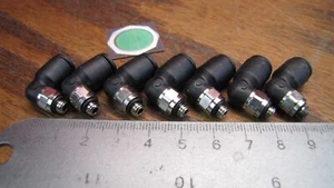 Legris (7) Push-to-Connect 6mm elbow Threaded Fitting lot - Picture 1 of 2