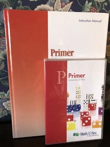 Math U See Primer Sealed DVD & HC Instruction Manual 2010 Ed. Demme Learning - Picture 1 of 6