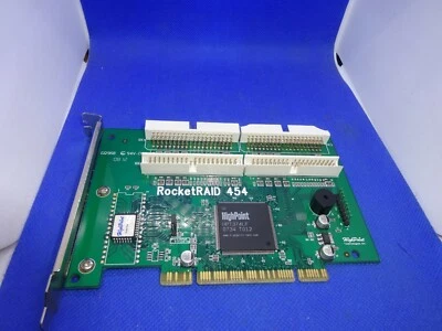 HIGH POINT ROCKET RAID 454 4 PORT IDE  KONTROLLER KARTE PCI   #GK5640 - Bild 1 von 4