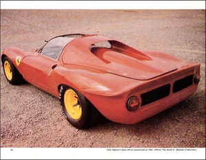 1984 Vintage Print Ferrari Dino 206 SP 010 Racing Race Exotic Super Car 206SP - Picture 1 of 3