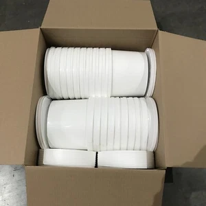 20 Stück Eimer mit Deckel 5,0 Liter weiss Kunststoffeimer leer lebensmittelecht - Bild 1 von 2