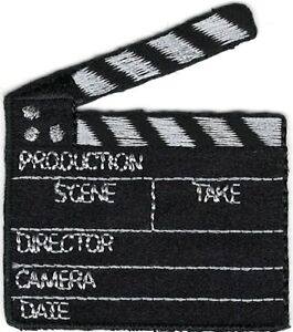 2" x 2" Movie Set Film Clapboard Patch