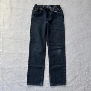Old Navy Boy's Straight /Droit Drawstring Jeans Stretch Waist Denim Pants XXL 14 - Picture 1 of 8